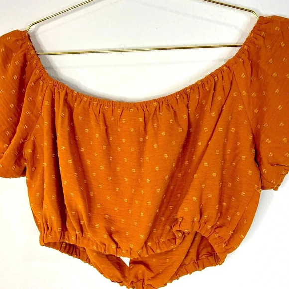 🆕 Lush Rust Colored Crop Top - Picture 8 of 9